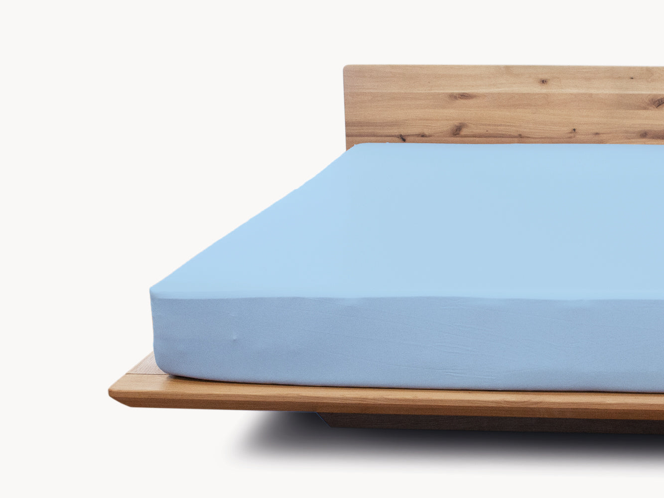Basic Matratzen Spannbetttuch bleu