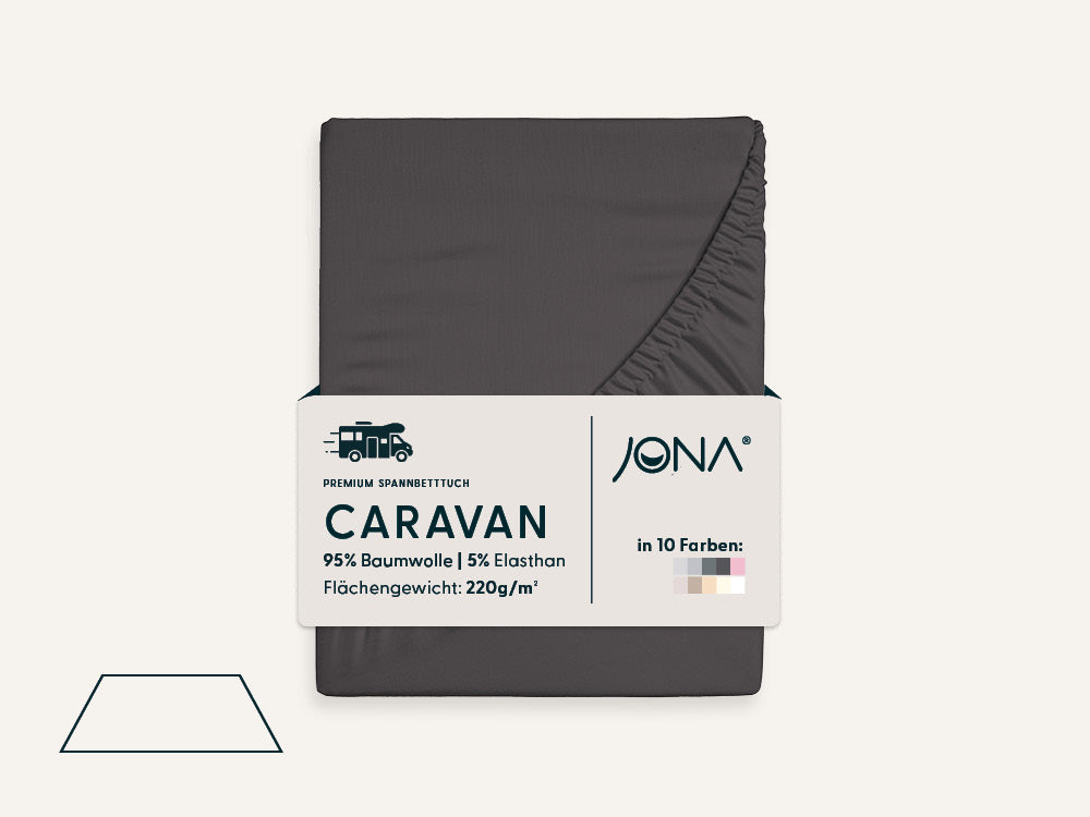 Caravaning Spannbettlaken in Trapezform