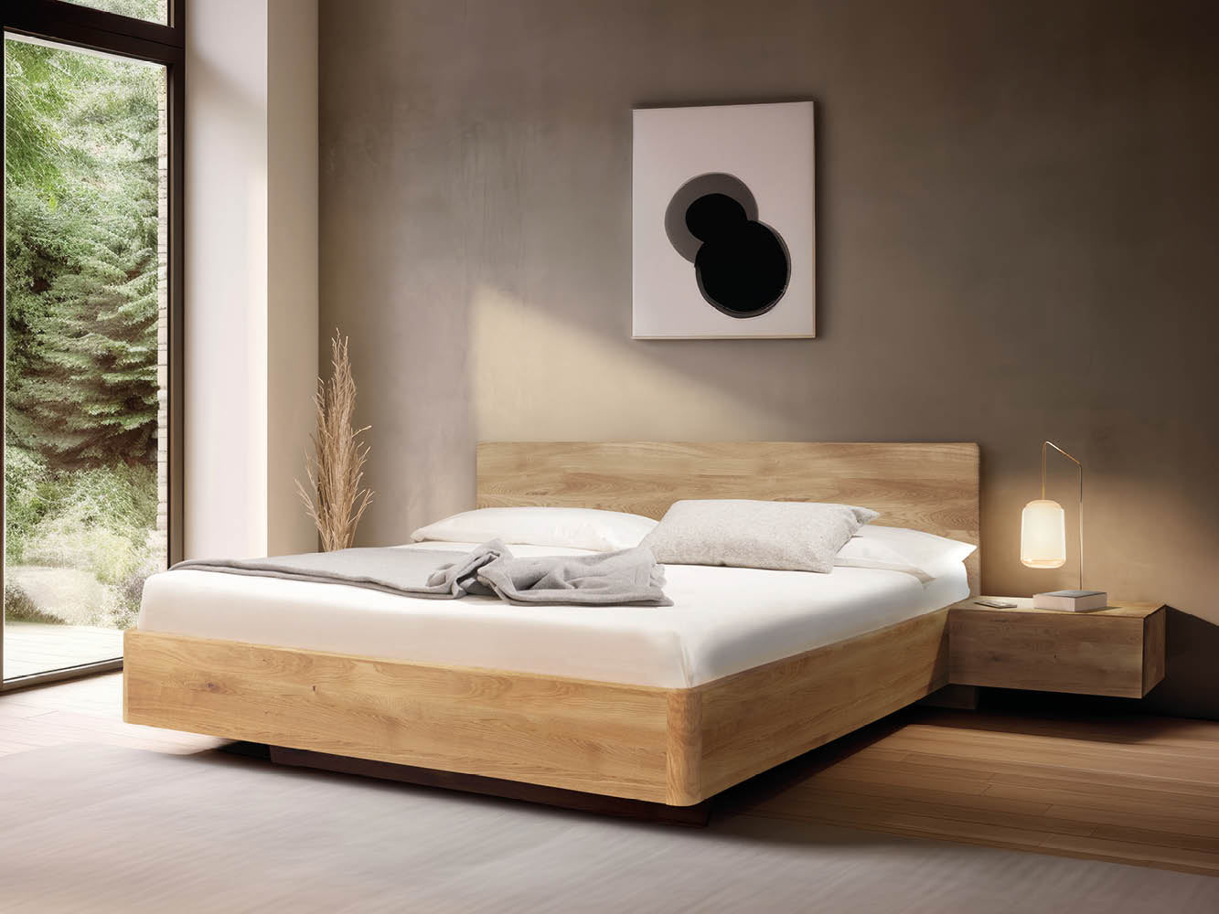 2x Hängenachttisch HILJA (rechts und links)