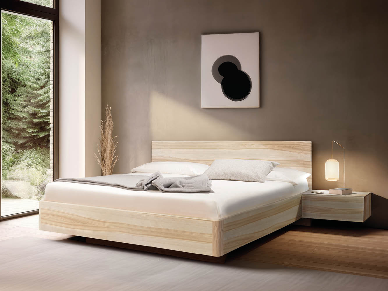 2x Hängenachttisch HILJA (rechts und links)