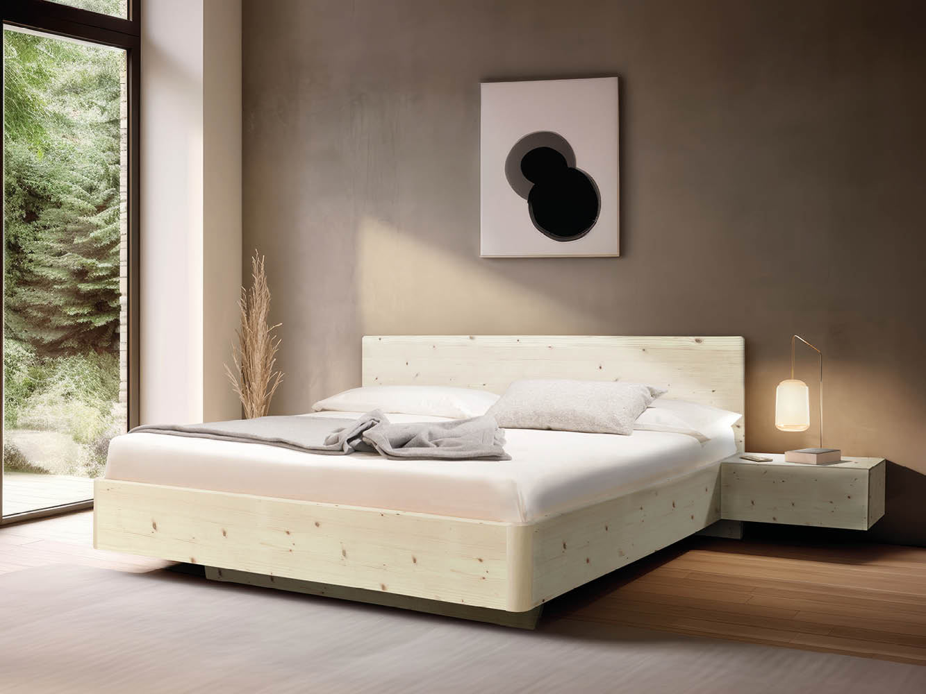 2x Hängenachttisch HILJA (rechts und links)