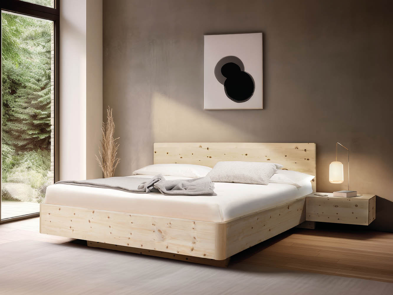 2x Hängenachttisch HILJA (rechts und links)