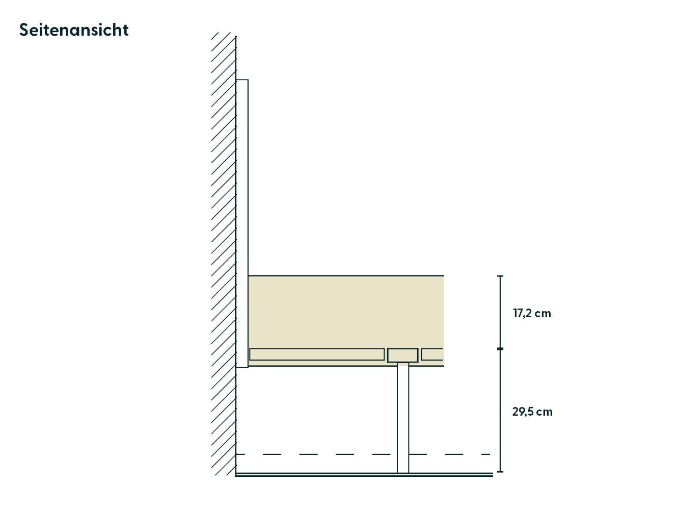 Massivholz-Bett TOIVO