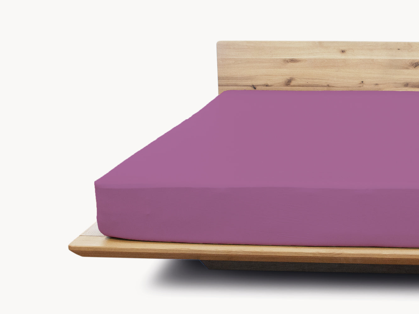 Premium Matratzen Spannbetttuch dunkelmagenta