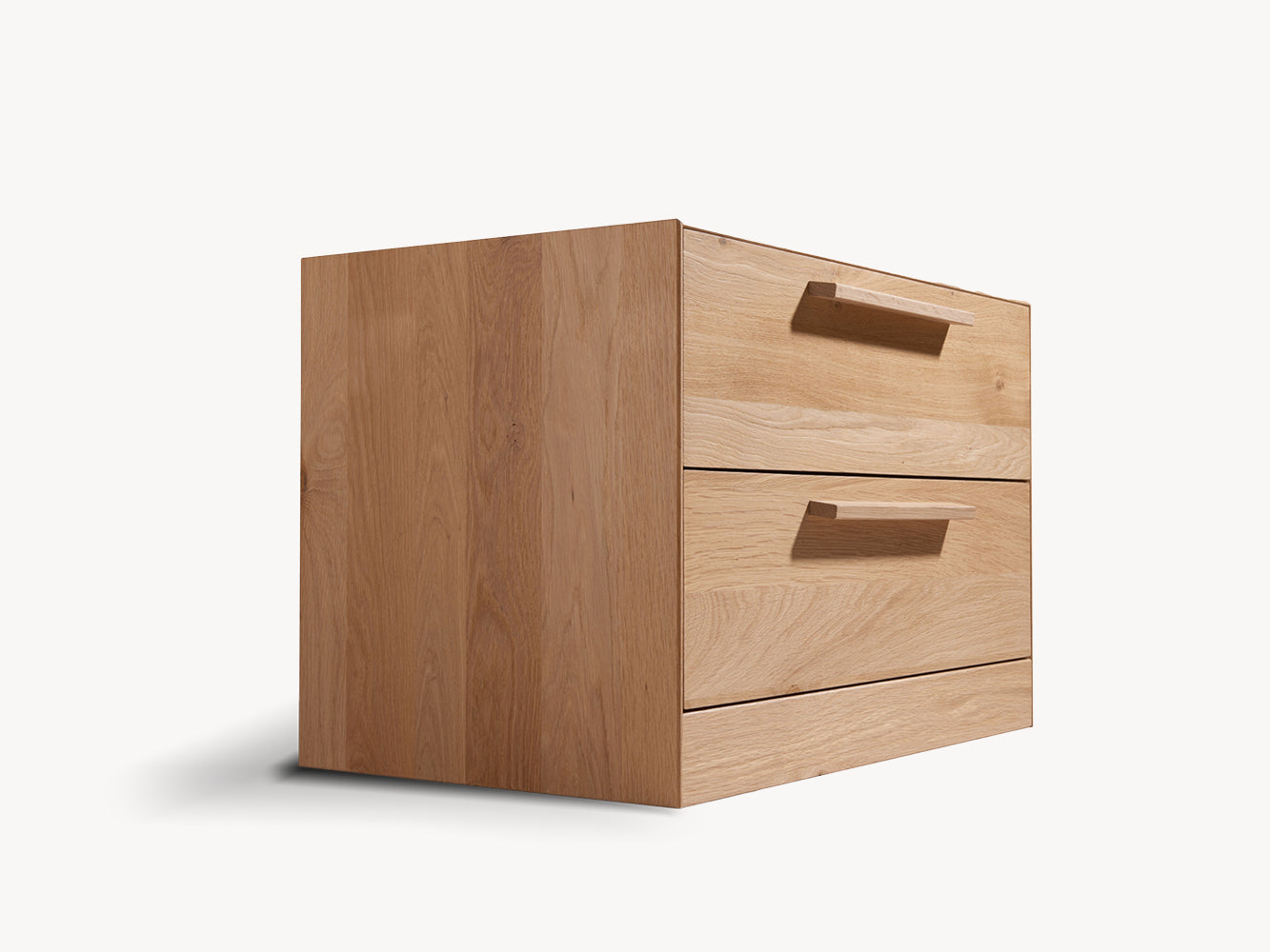 Nachtkästchen mit zwei Schubladen NALANI