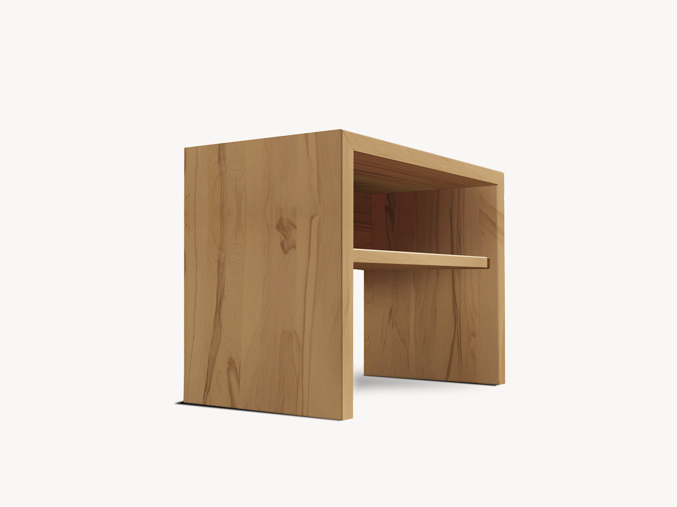 Nachtkästchen ohne Schublade VENLA metallfrei