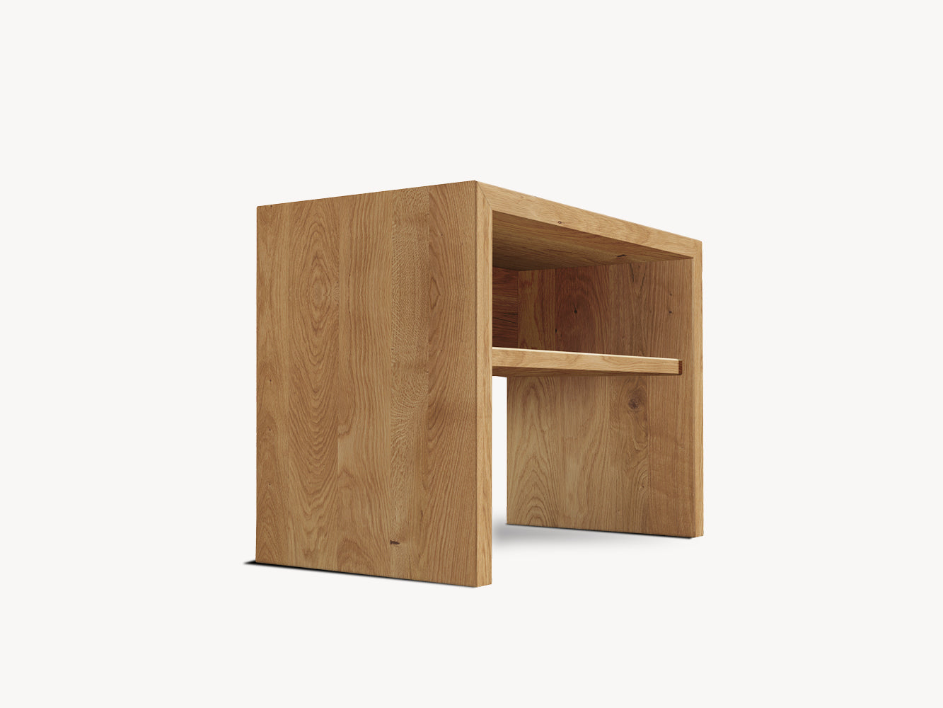 Nachtkästchen ohne Schublade VENLA metallfrei