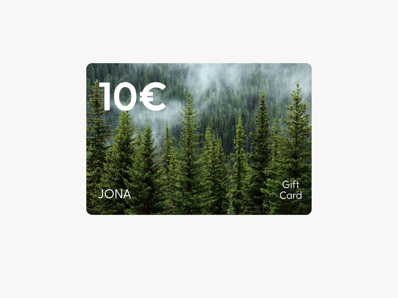 JONA Geschenkgutschein via E-Mail