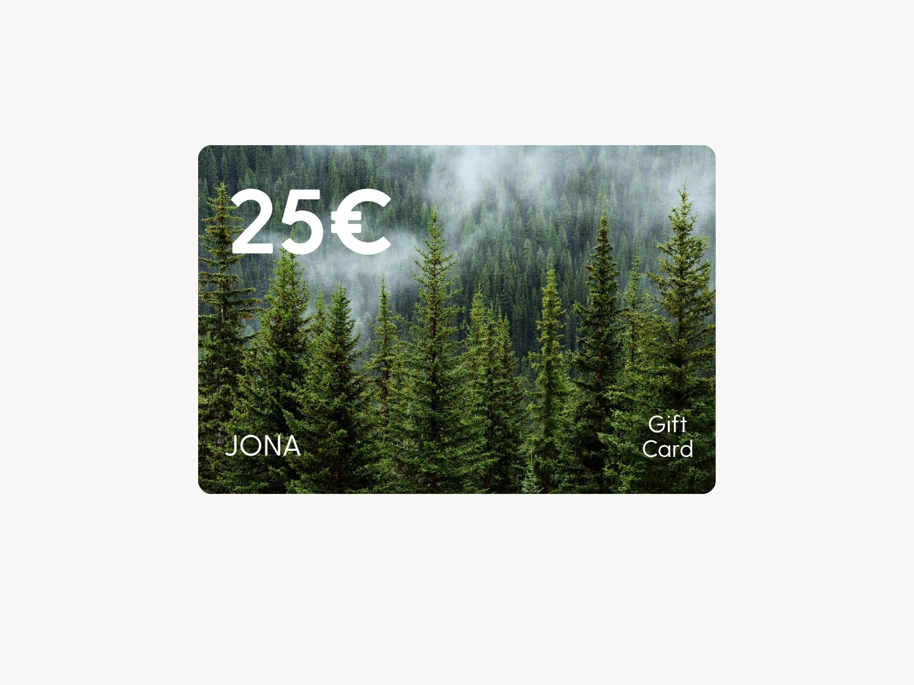 JONA Geschenkgutschein via E-Mail