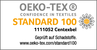 Oeko Tex Standard zertifiziert
