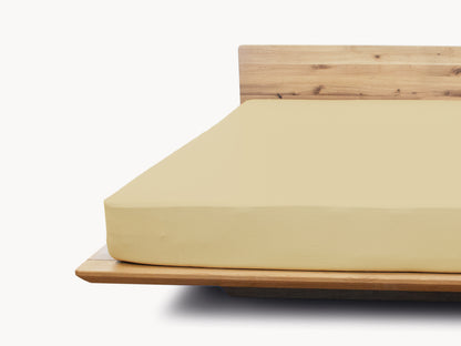 Basic Spannbetttuch cappuccino 90 - 100 x 200 - 220 cm - Sale