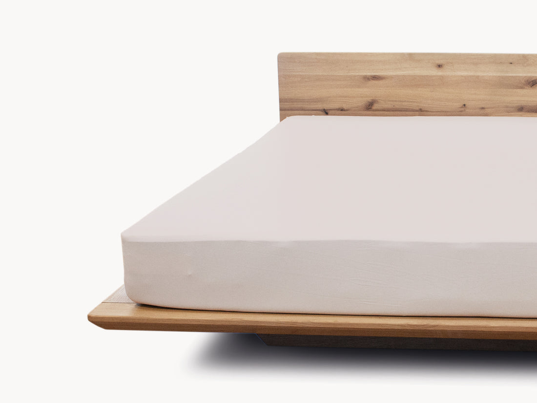 Deluxe Matratzen Spannbetttuch kiesel