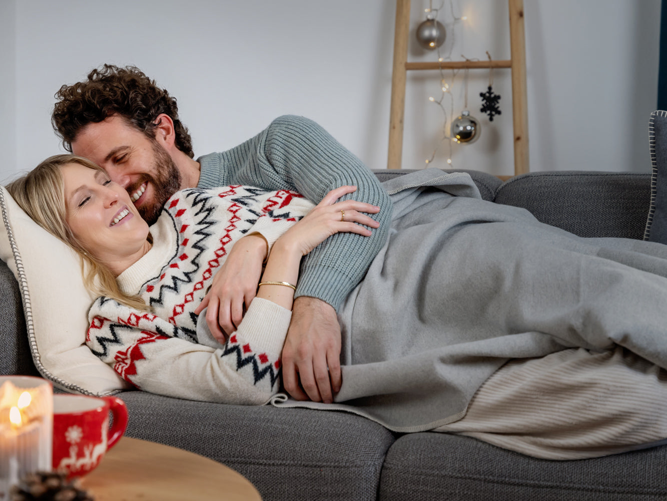 Premium Flanell Couch-Set