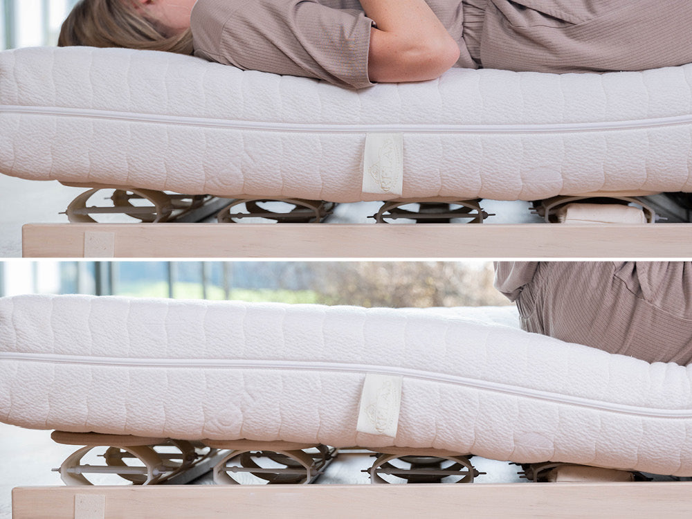 RELAX 2000 Bettsystem mit Schulterabsenkung soft (Buche)