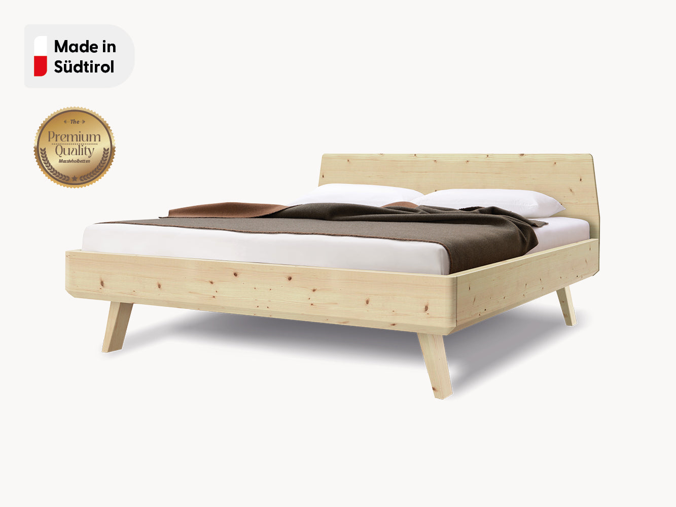 Massivholz-Bett NOA