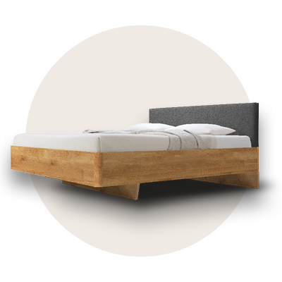 Massivholz-Betten