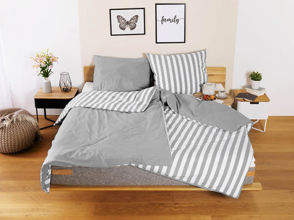 stilvoller Schlafzimmer-Look mit der JONA Bettwäsche MORTO